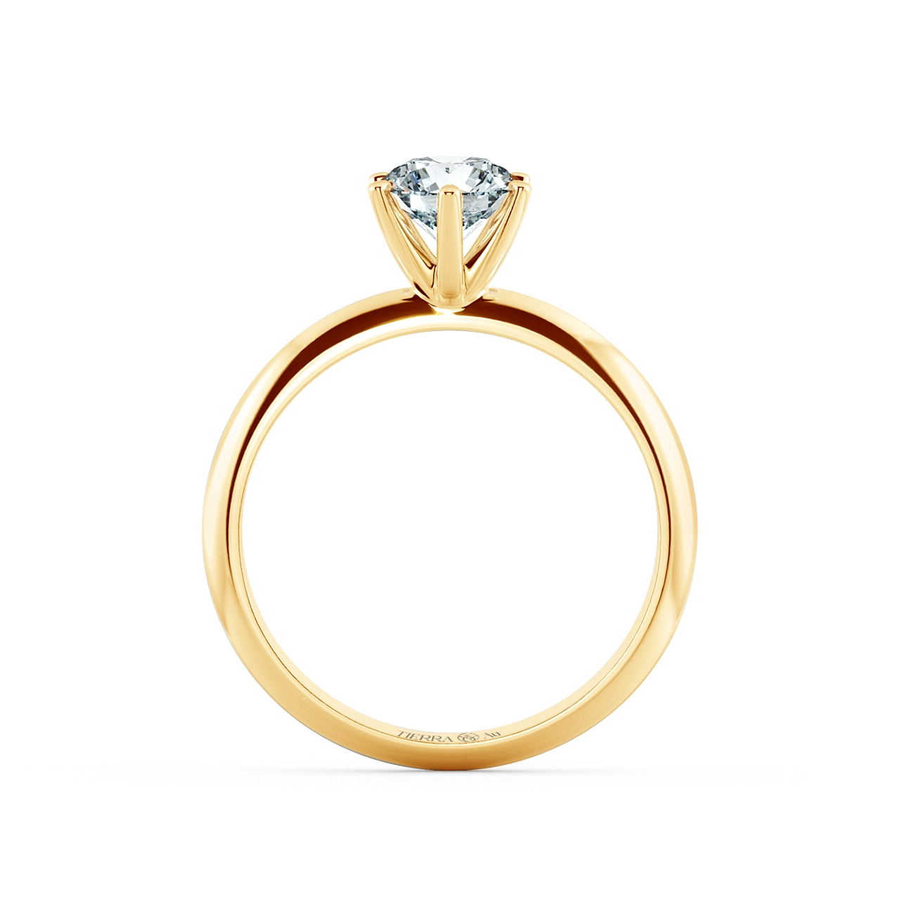 Six Prongs Solitaire Classic Engagement Ring NCH1102 5